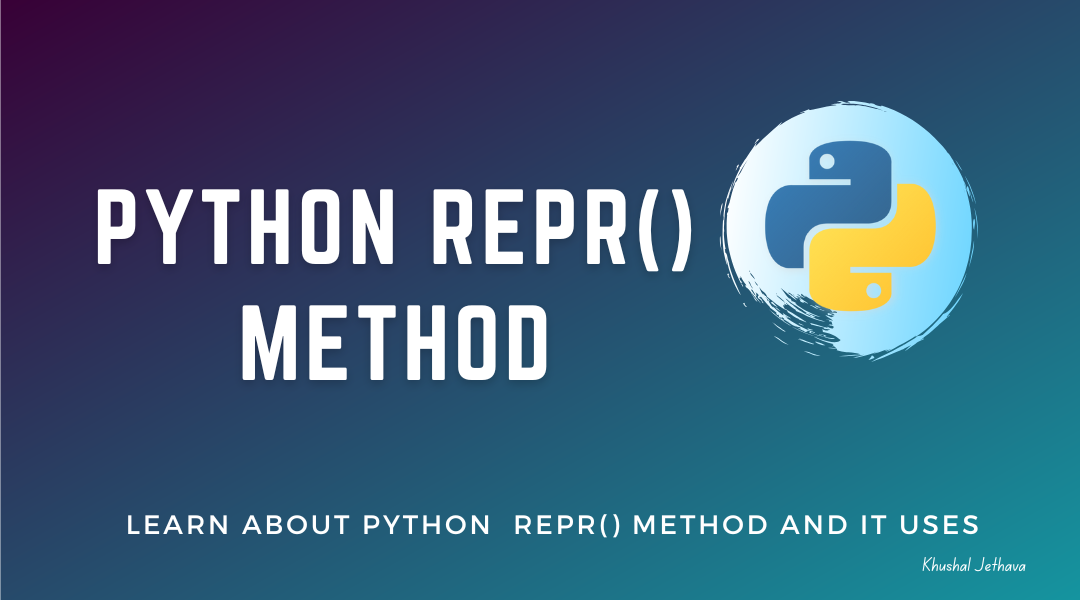 Python repr()